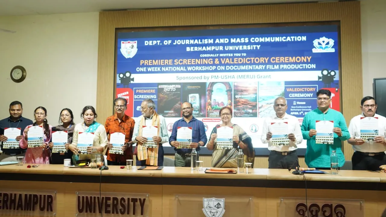 Budding Filmmakers Capture Ganjam’s Heritage at Berhampur University Documentary Meet