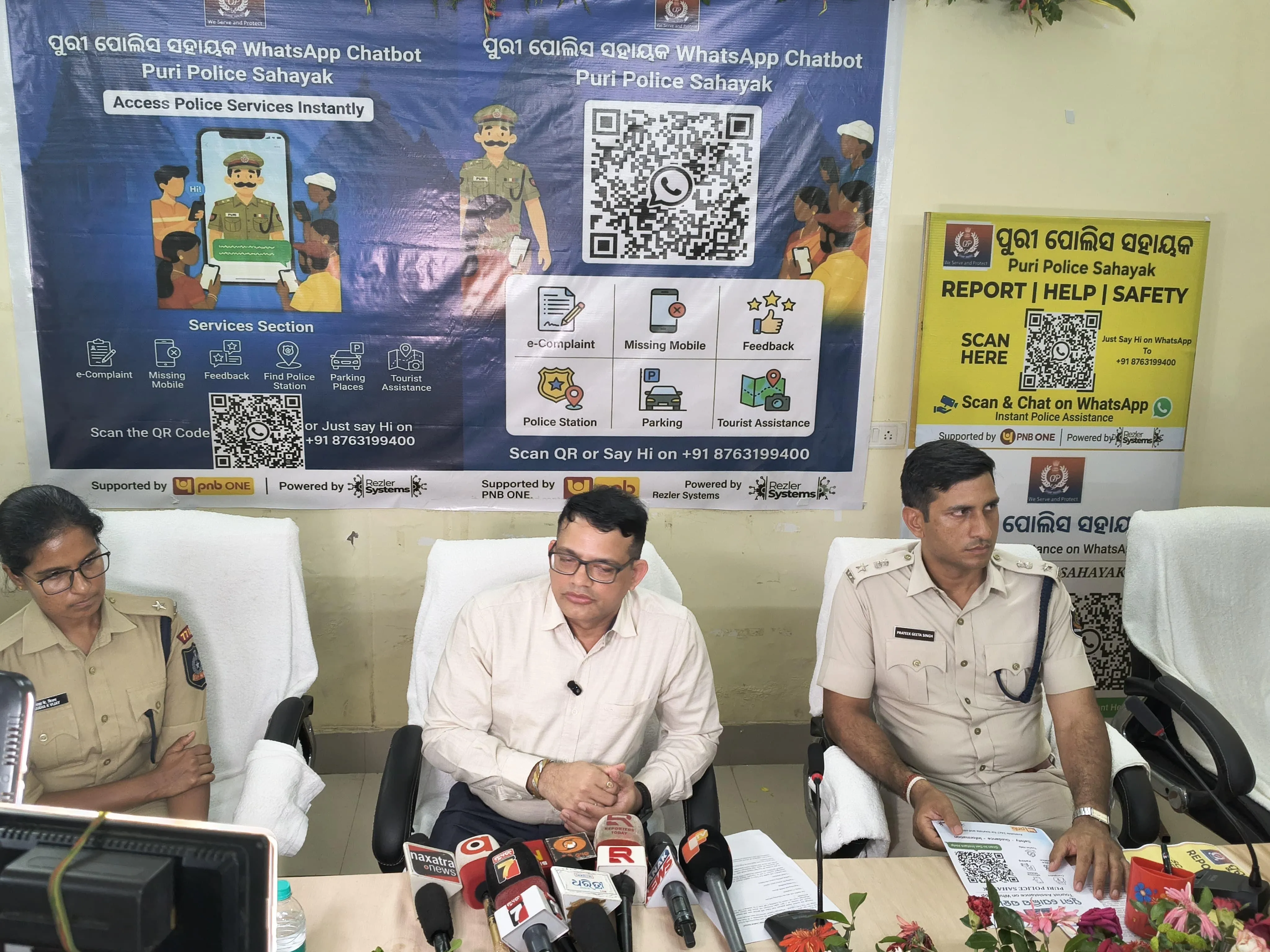 Puri Police launches WhatsApp Chatbot “Puri Police Sahayak” for prompt Citizen Services

