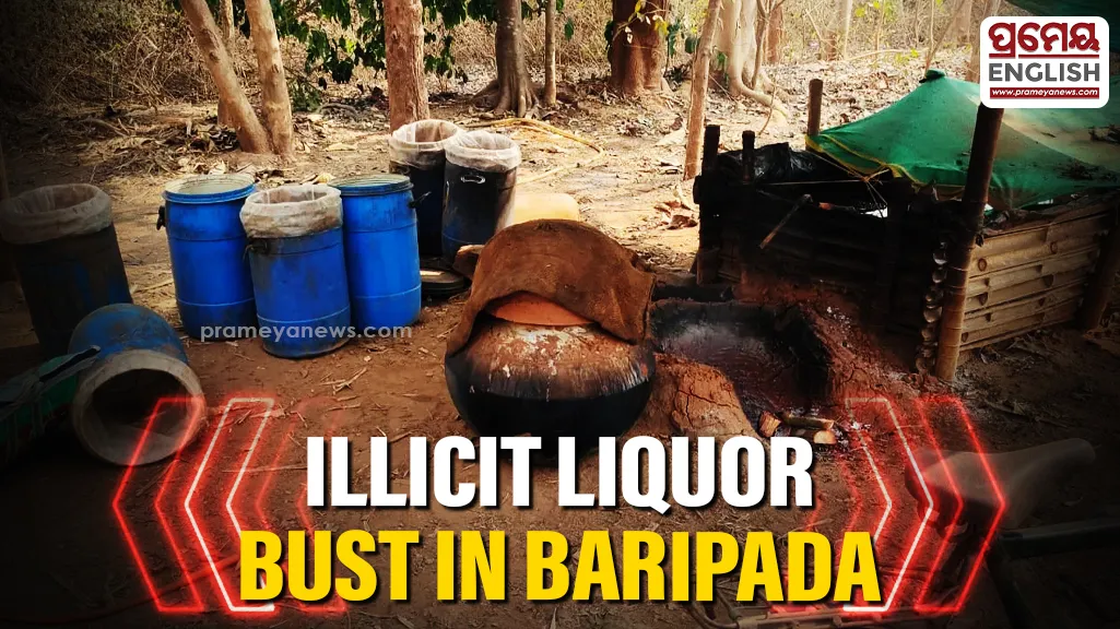 Baripada Excise raid: 700 litres of illicit liquor seized, 3 held