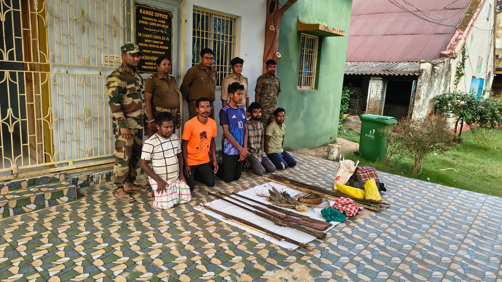 Five poachers nabbed after being caught on AI cameras in Similipal