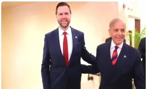 Middle East Conflict: US Vice President JD Vance Meets Pakistan PM Shehbaz Sharif in Islamabad