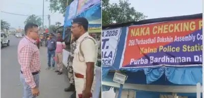 Dr. Satyajit Naik, Police Observer, Inspects Purbasthali Dakshin Constituency in Purba Bardhaman, West Bengal