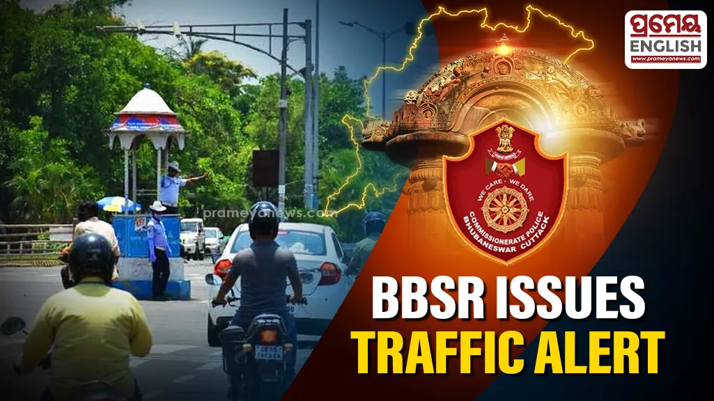 Bhubaneswar police imposes traffic restrictions for 78th Capital Foundation Day Celebration