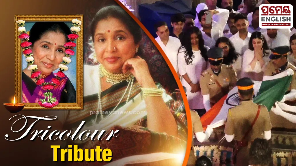 Final goodbye: Asha Bhosle receives Tricolour tribute