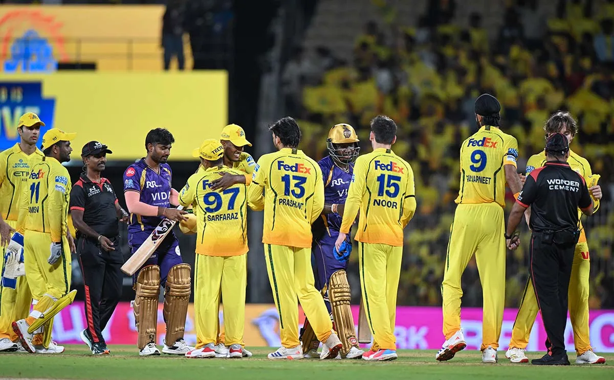 Chennai Express Rolls on As KKR Slumps To Fifth Consecutive Defeat