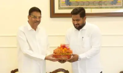 Odisha: Higher Education Minister Suryabanshi Suraj Meets Governor Hari Babu Kambhampati