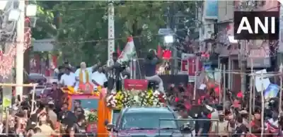 Tamil Nadu polls: PM Modi holds roadshow in Kanniyakumari, pays tribute to BR Ambedkar