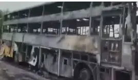 Karnataka: 7 dead, 2 children injured as car hits bus in Yadgiri