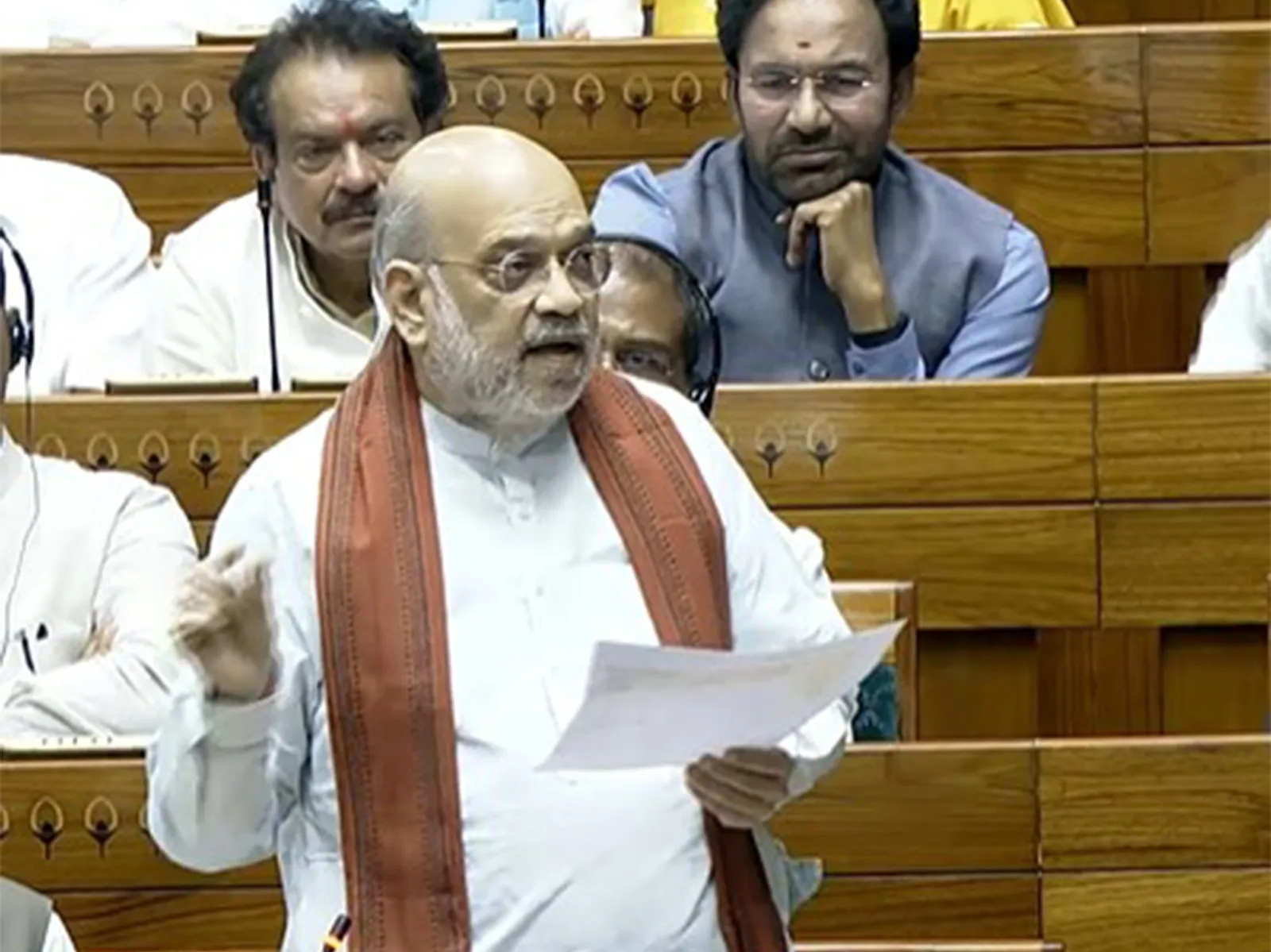 Indira Gandhi halted delimitation during Emergency, Congress is depriving people of it now: Amit Shah
