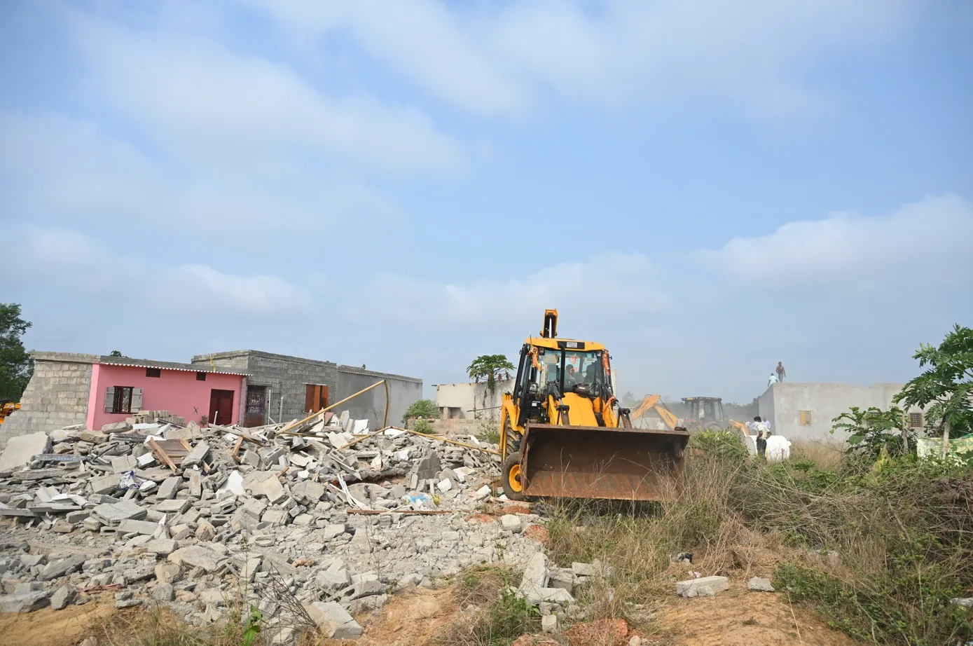 Bhubaneswar: BDA reclaims 61.4 acres in Shampur after major eviction drive