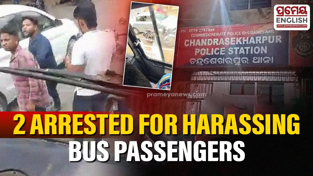  Two arrested for stopping ‘Ama Bus,’harassing bus passengers in Bhubaneswar