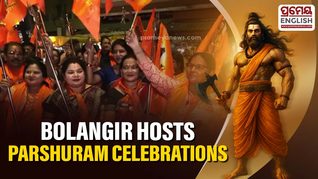 Grand celebrations mark Lord Parshuram’s birth anniversary in Bolangir


