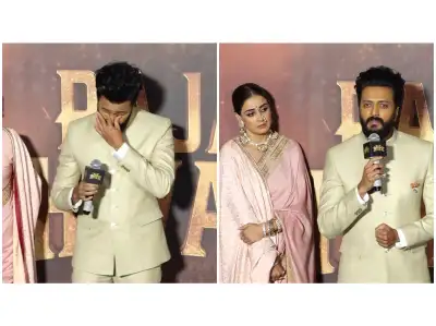 Genelia Deshmukh breaks down as Riteish gets emotional at 'Raja Shivaji' trailer launch