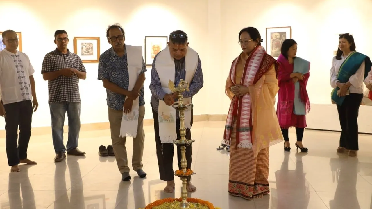 Bhubaneswar Hosts 31st Manipur State Kala Akademi Exhibition Featuring Elite Artists
