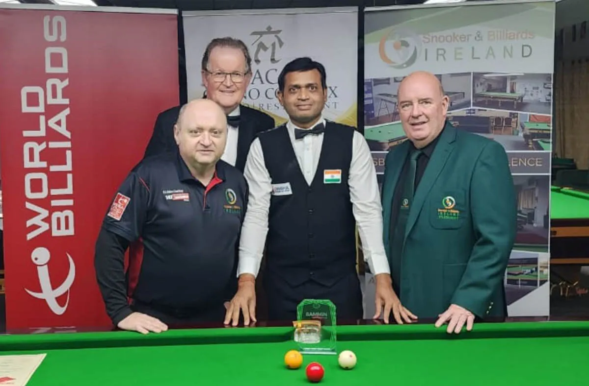 Odisha’s Subrat wins Irish open billiards