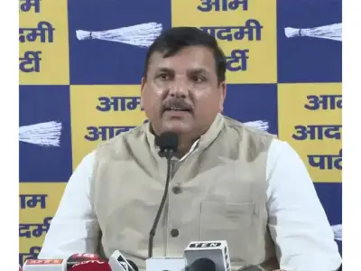 Sanjay Singh terms AAP MPs' move to BJP "unconstitutional", seeks Rajya Sabha Chairman's action