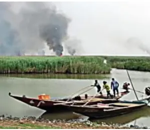 Fire in Odisha's Chilika Nalaban Contained After Hours of Effort