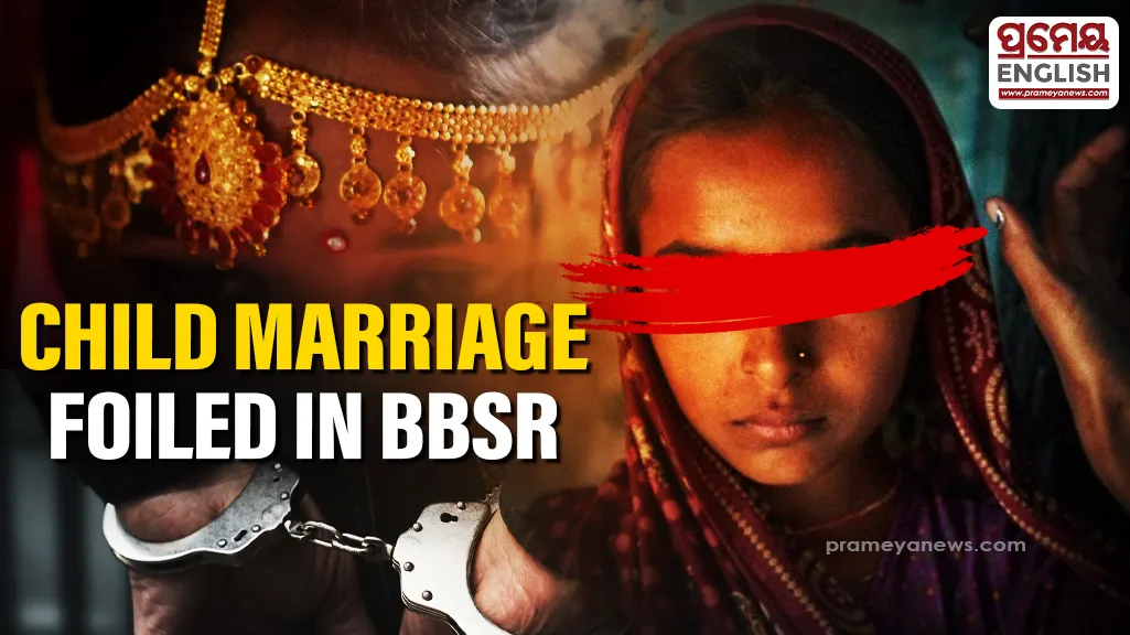 Child marriage foiled in Bhubaneswar; groom detained, minor rescued