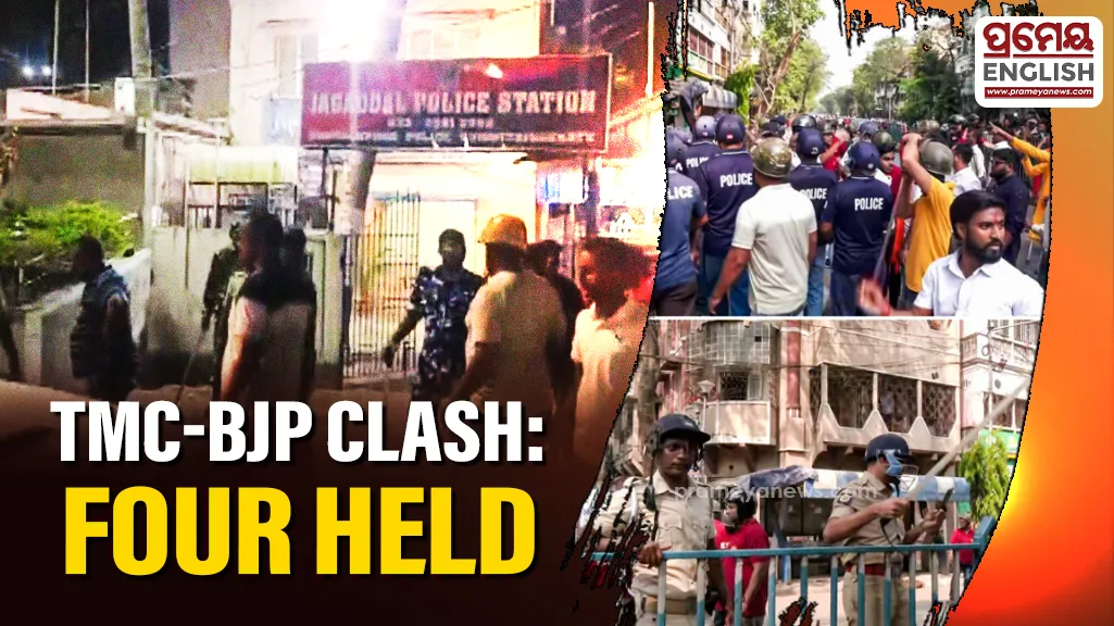 West Bengal polls: 4 arrested in connection with TMC-BJP workers' clash in Jagatdal