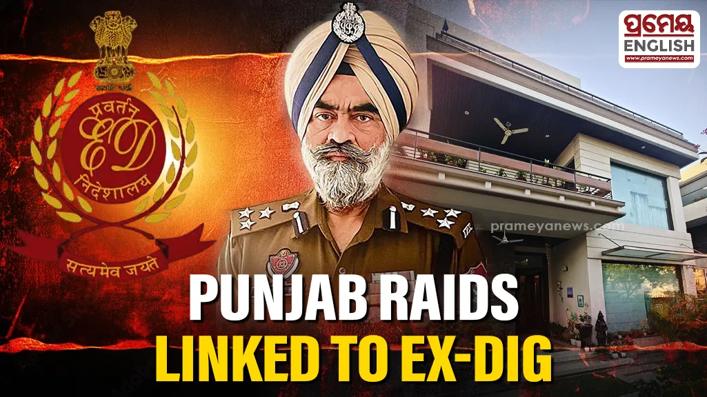 ED raids 11 locations across Punjab in PMLA case linked to former DIG Harcharan Singh Bhullar
