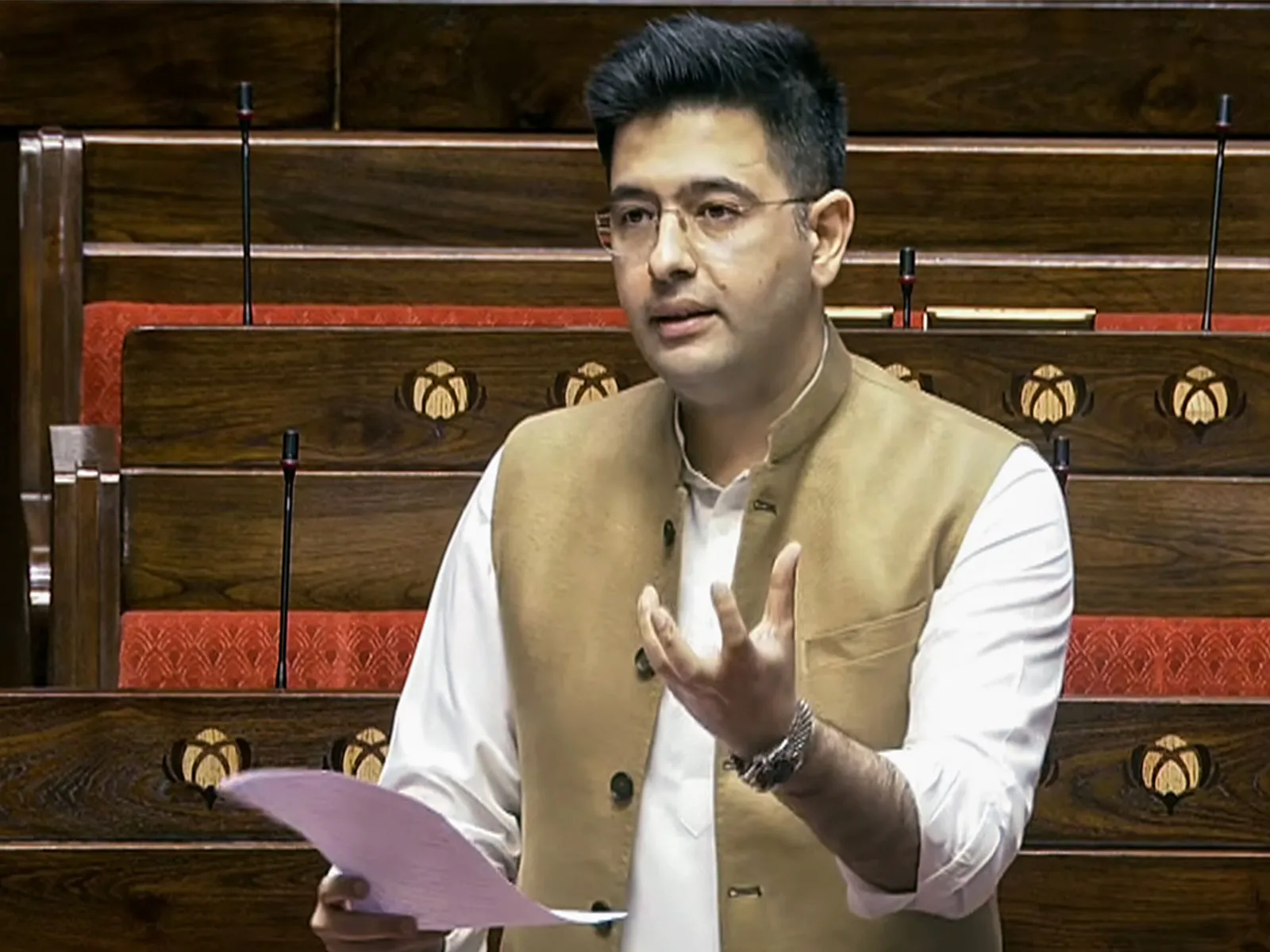 Rajya Sabha chairman approves merger of Raghav Chadha, 6 MPs in BJP 
