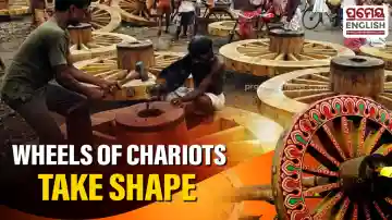 Chariot Construction Day 8: Wheels of chariots take shape