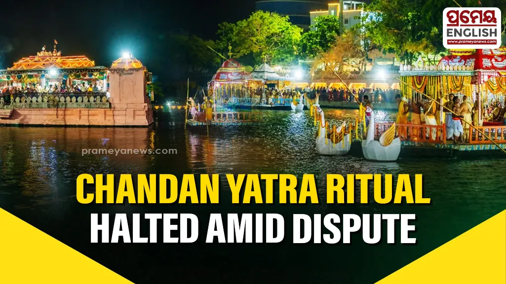 Chandan Yatra: Dispute among temple servitors halts ritual at Narendra Pond
