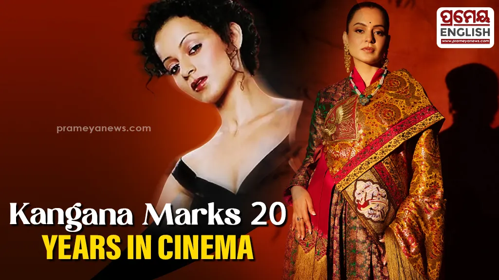 Kangana Ranaut celebrates 20 years in cinema, shares first portfolio that got her 'Gangster' role