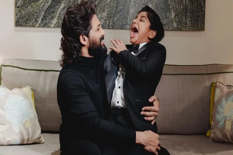 Allu Arjun wishes son Allu Ayaan a Happy Birthday with heartfelt post

