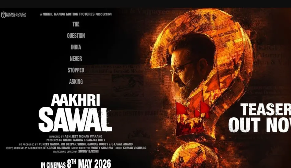 Sanjay Dutt’s ‘Aakhri Sawal’ teaser out; Release advanced to May 8