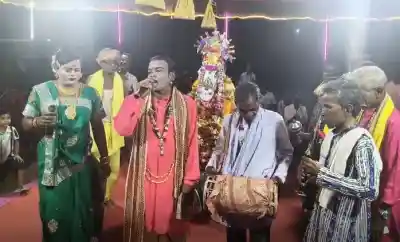 Kaibarta Community celebrates traditional 'Ghoda Nacha' during Chaitra Purnima in Cuttack