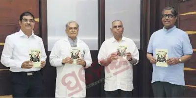 Prof. Dr. Ashok Kumar Mahapatra's Book 'Manara Spandan' launched at SOA University
