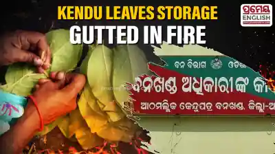 Fire breaks out at Kendu leaves storage in Madhapur