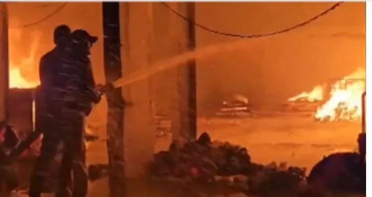 Gujarat: Massive fire breaks out at textile unit in Kandla SEZ

