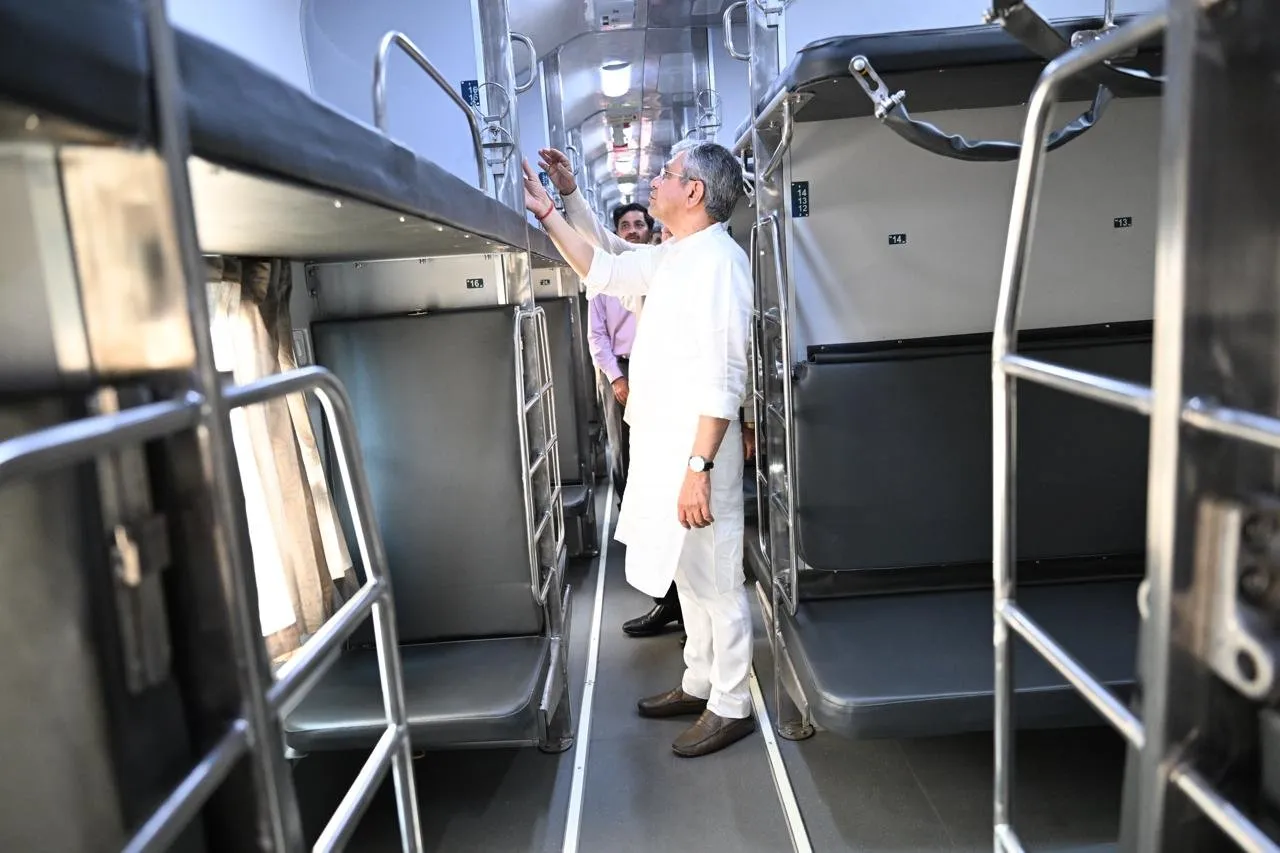 Ashwini Vaishnaw inspects upgraded Next-Generation Amrit Bharat coaches 