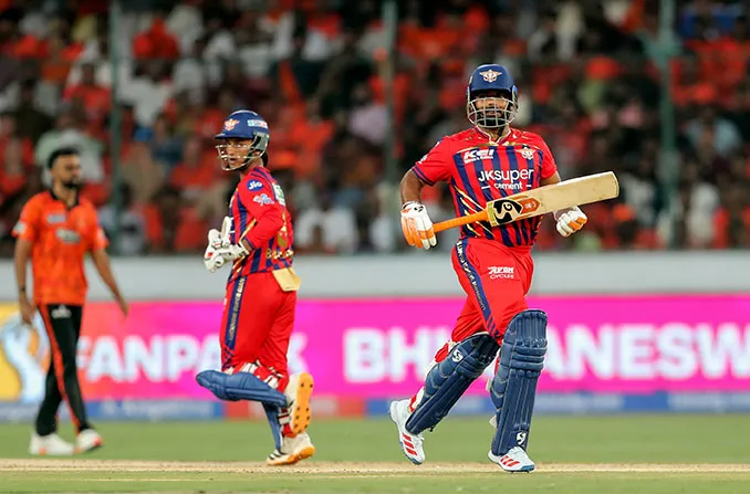 LSG outclass SRH as Captain Pant Leads from Front