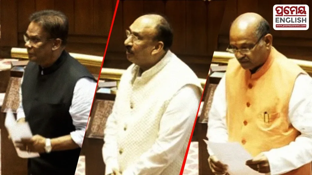 Three Rajya Sabha members from Odisha take oath

