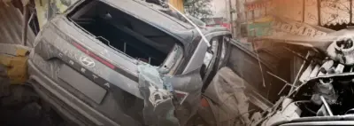 Two killed as speeding car crashes into roadside Dhaba in Kuarmunda