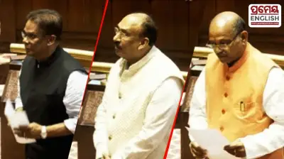 Three Rajya Sabha members from Odisha take oath