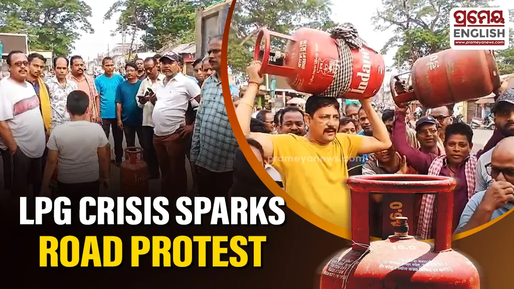 Residents block road in Jagatsinghpur over LPG shortage


