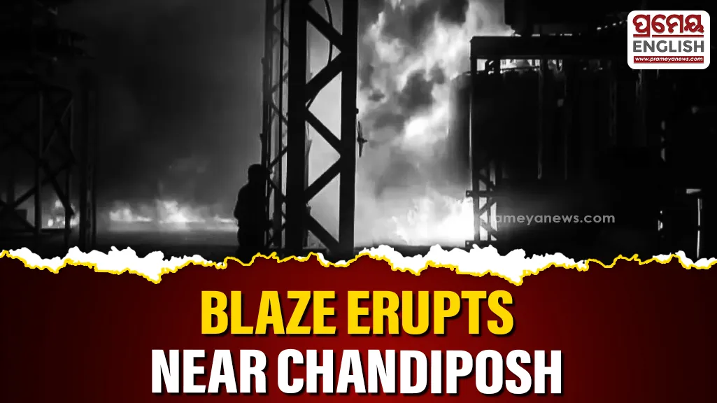 Massive fire erupts at Railway Grid near Chandiposh

