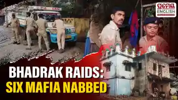 Massive raids in Bhadrak: Police nab six mafia members, confiscate cash & firearms