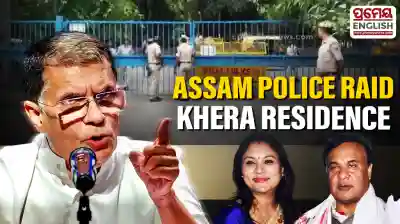 Assam Police searches Pawan Khera's Delhi residence after Himanta Sarma's wife files FIR against him