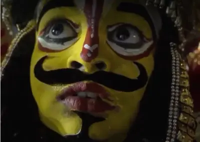 30-month-old child artist stuns crowd with Naga performance at Sahi Jata in Puri