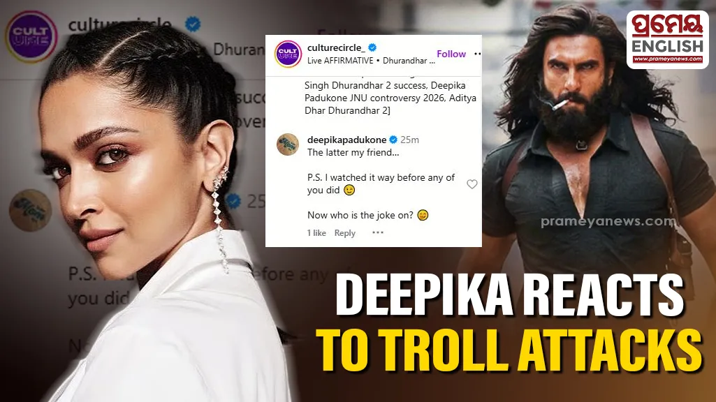 Deepika Padukone gives befitting reply to trolls questioning her alleged silence on Ranveer Singh's Dhurandhar 2