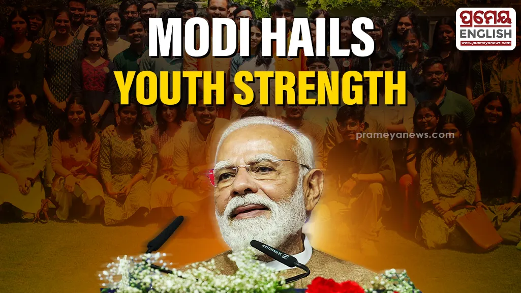 'Youth engaged in shaping prosperous, strong India': PM Modi