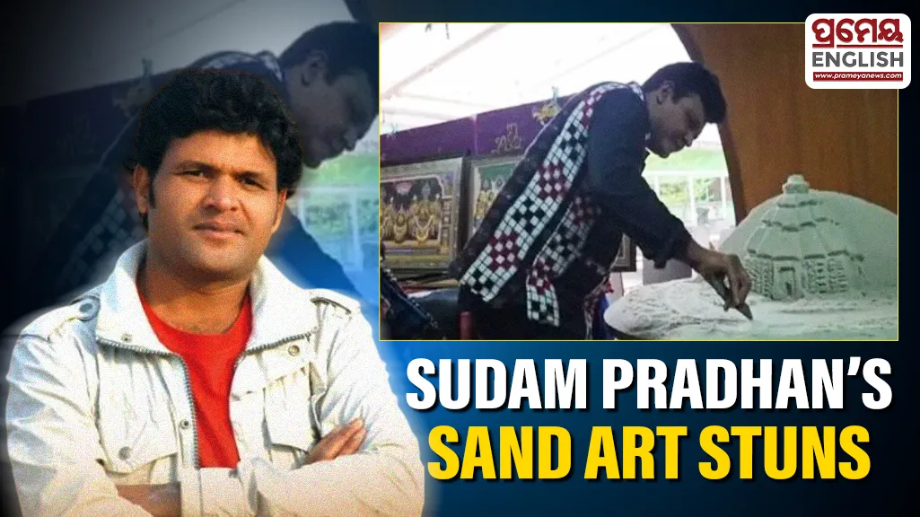 Sand art spectacle by Sudam Pradhan steals show at Utkal Divas 2026 in Singapore

