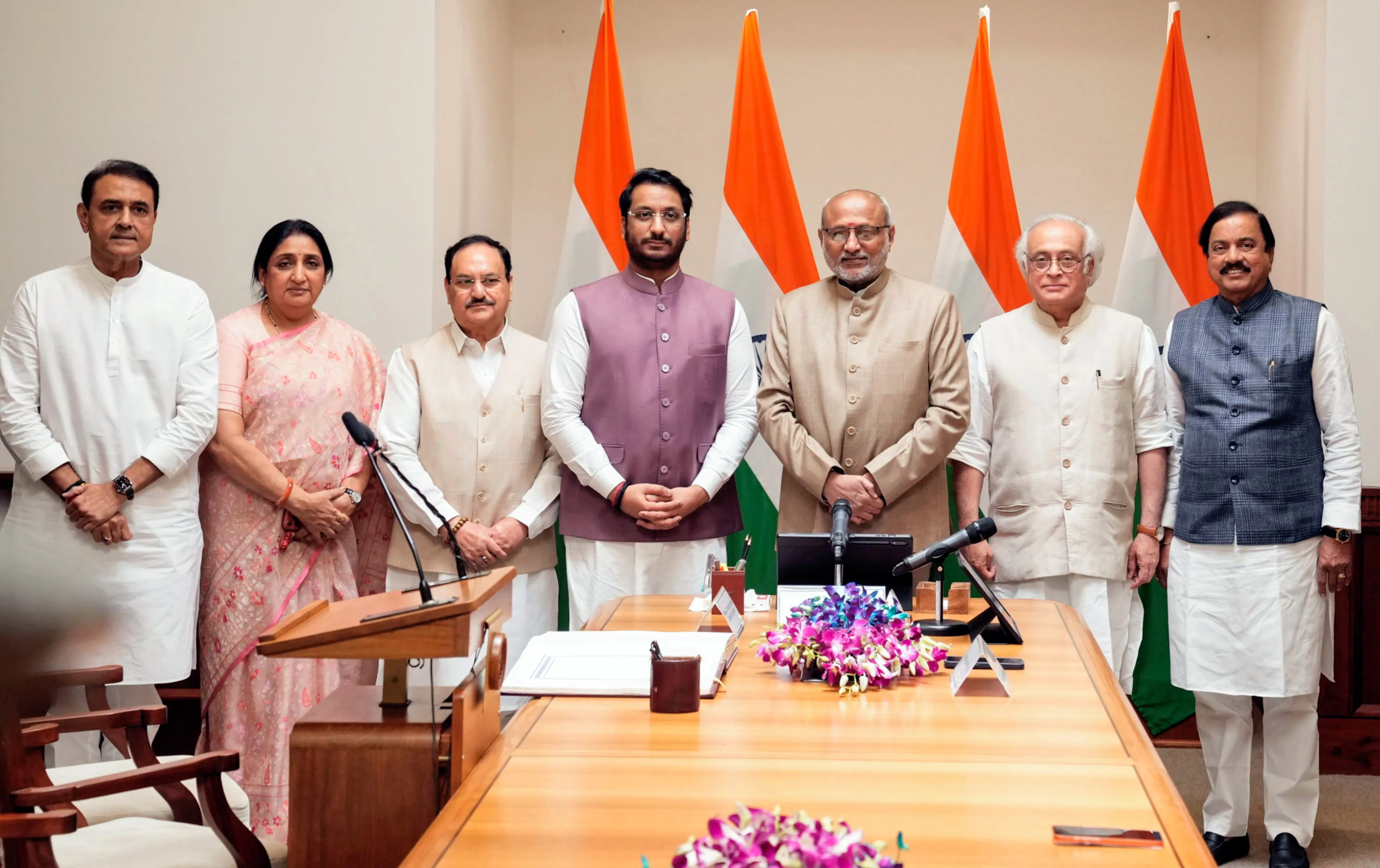 NCP's Parth Pawar sworn in as Rajya Sabha member
