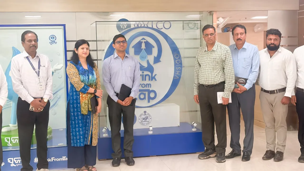 Indore Municipal officials tour Odisha to study ‘Drink From Tap’ and 24x7 Water Supply models

