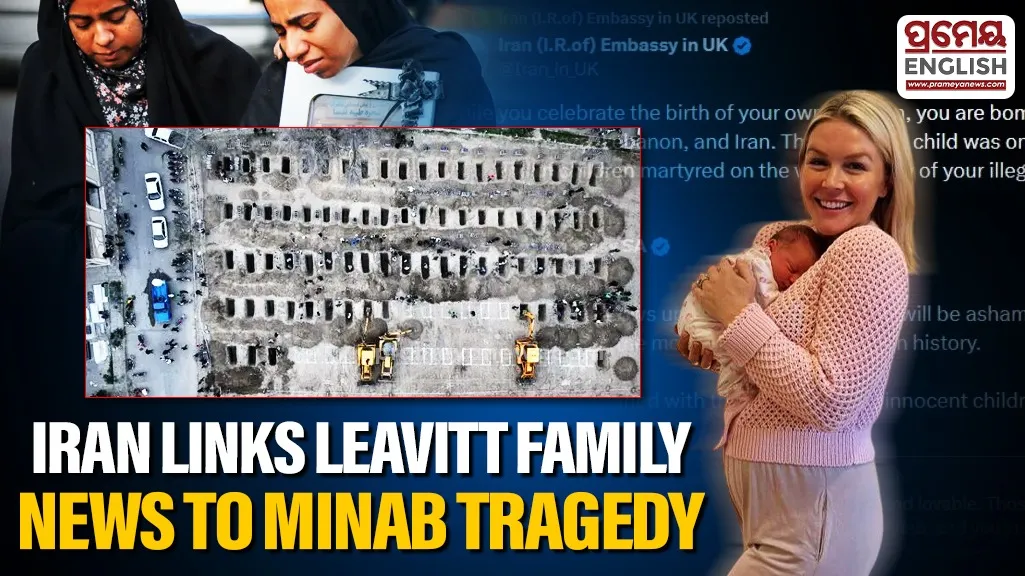 Iran sends message to Karoline Leavitt on daughter birth with grim school strike reminder